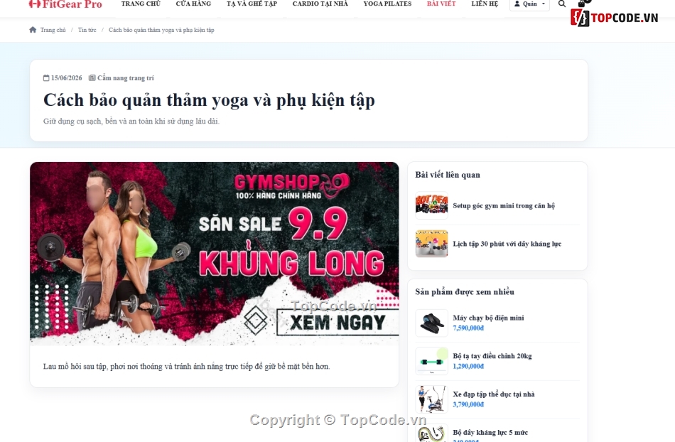 web bán dụng cụ,bán website,website